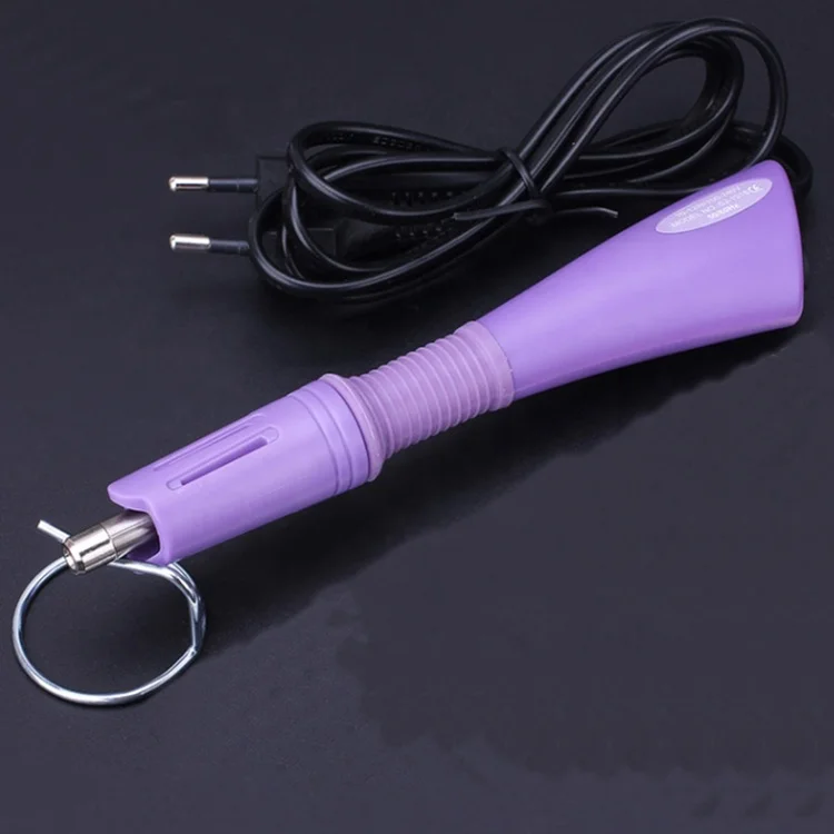 Аппликаторы для горячей фиксации, 7 головок, розовые, фиолетовые, оптом