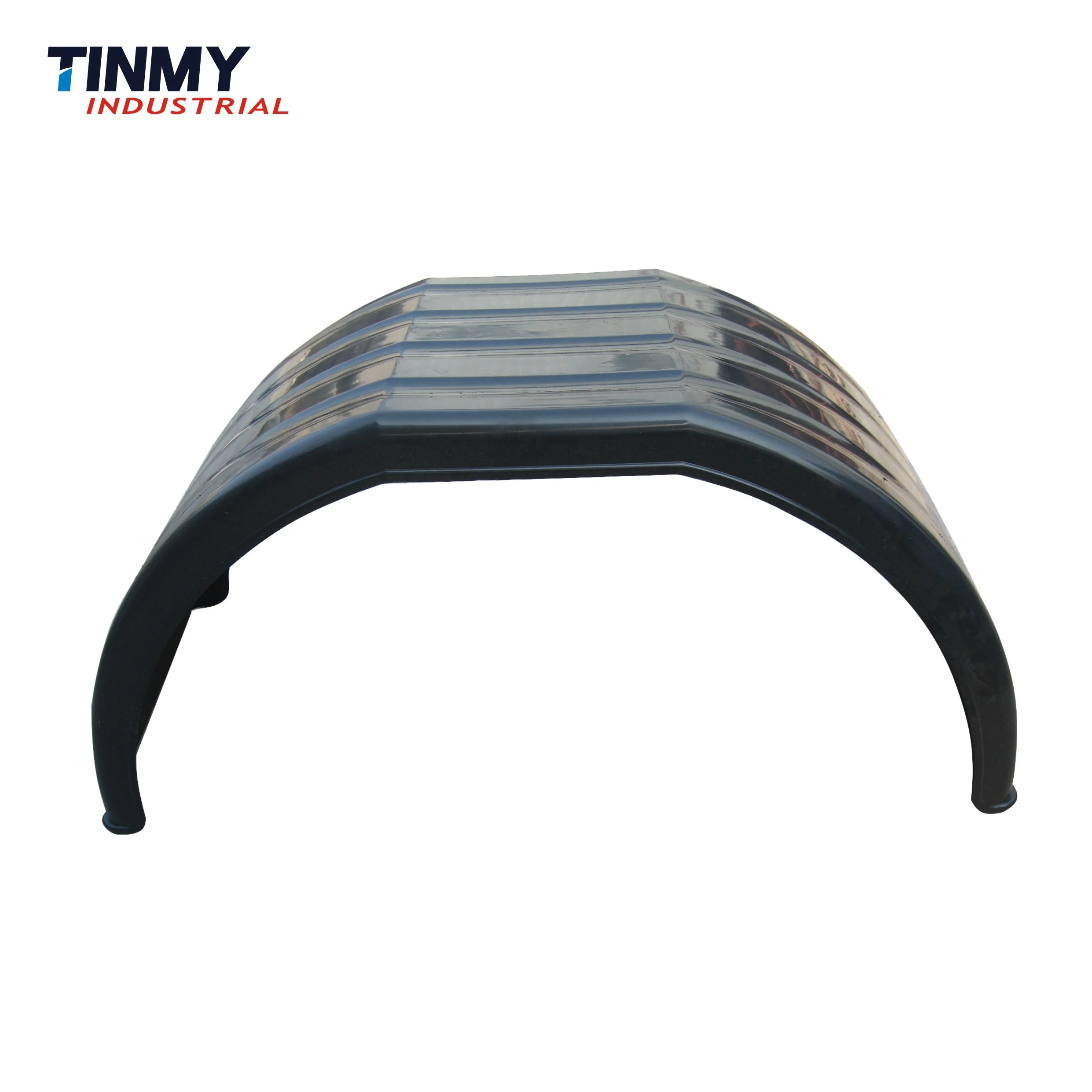 Heavy Duty Truck Trailer Mudguard with white stripe