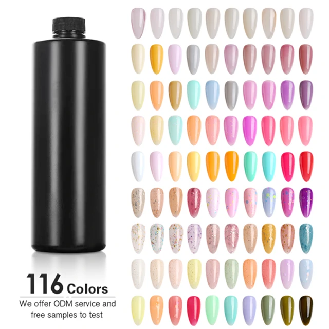 nails supplies salon free sample high quality nude color glossy soak off hema free uv polish gel base coat