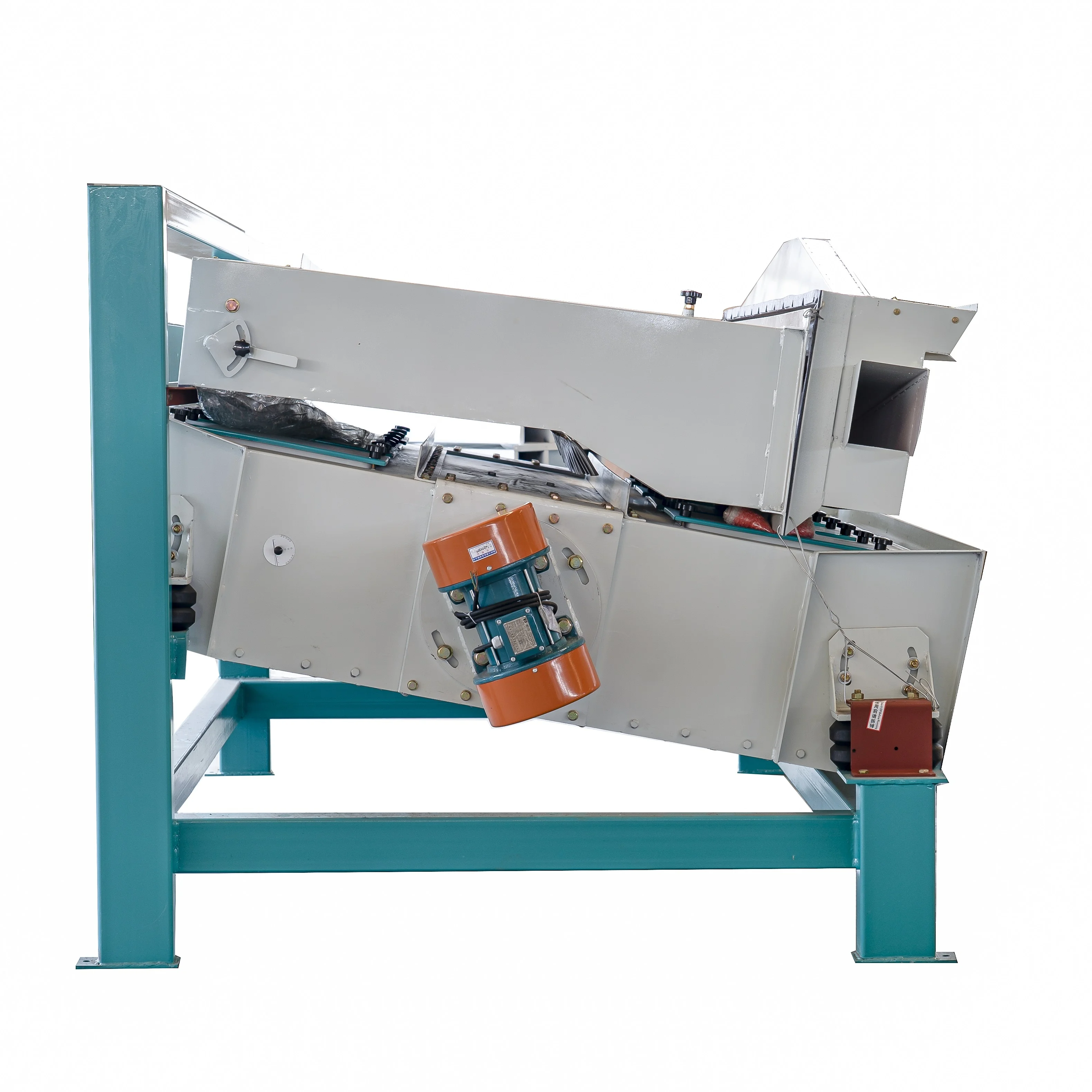 High throughput capacity machine for grain mills rotary grading sieve paddy rotation cleaner TQLM series