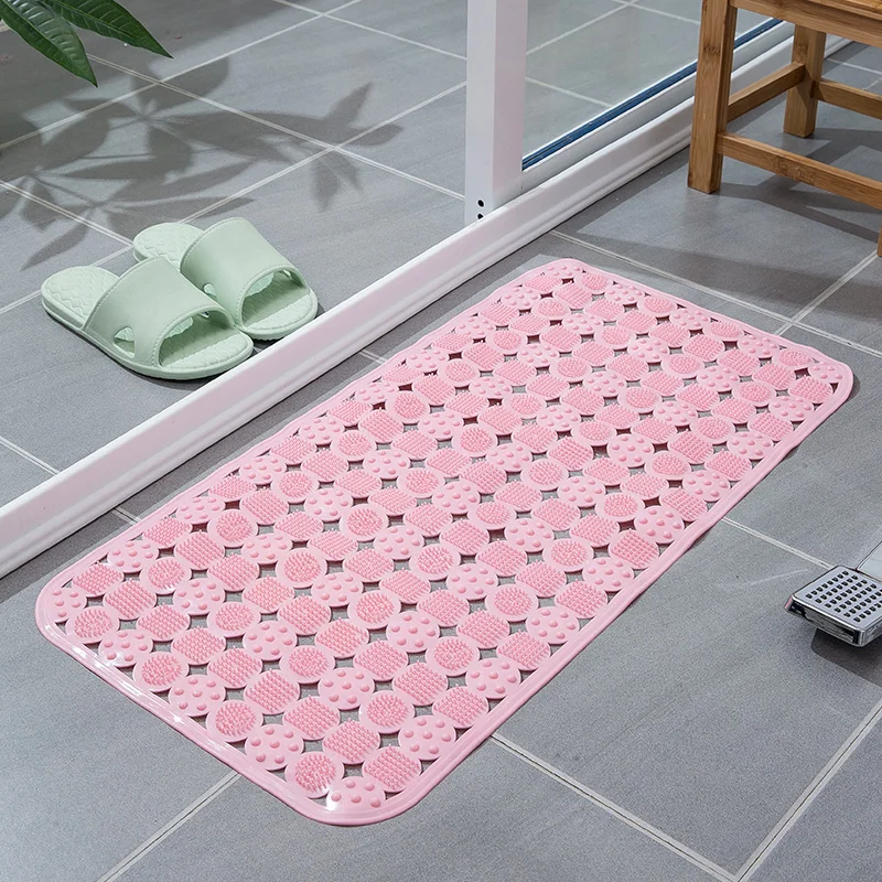 High Quality New Design Solid PVC Bath Mat  anti-slip bath mats Non Sliding Shower Mat