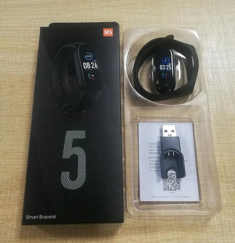  Глобальная версия ремешка для часов Mi Band 5 Смарт-браслет Смарт-Браслет фитнес-трекер M4 m5 ремешок смарт-браслет с цветным