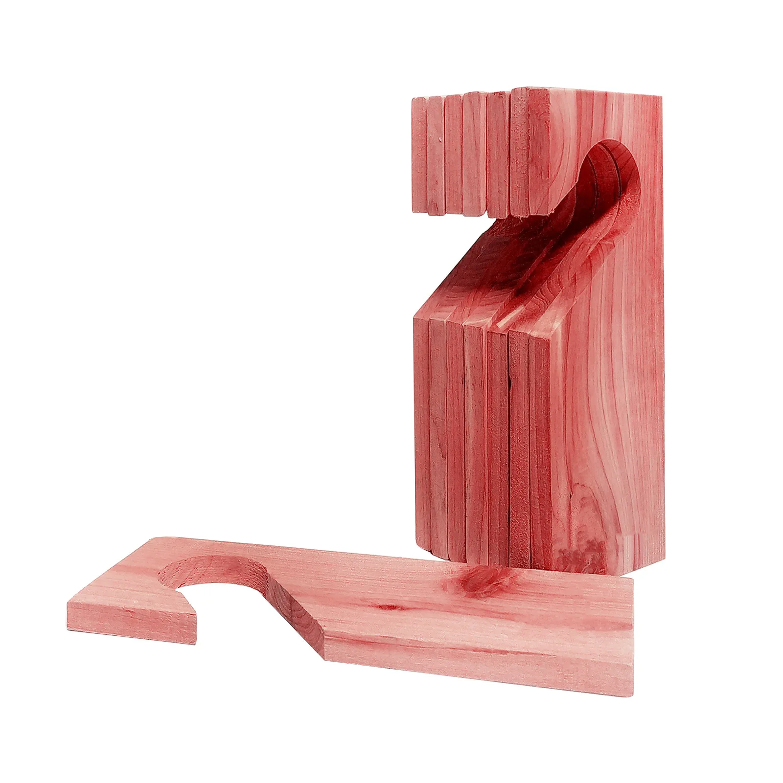 Natural Cedar Planks Accessories Cedar Hang Ups Red Cedar Wood Blocks For Clothes Storage