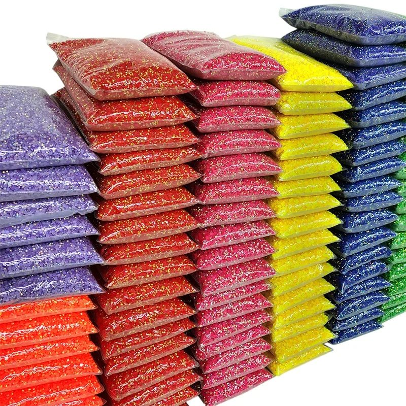 High Quality Jelly AB FlatBack Rhinestones Resin Flat back Rhinestone Bulk for DIY Gift Mugs