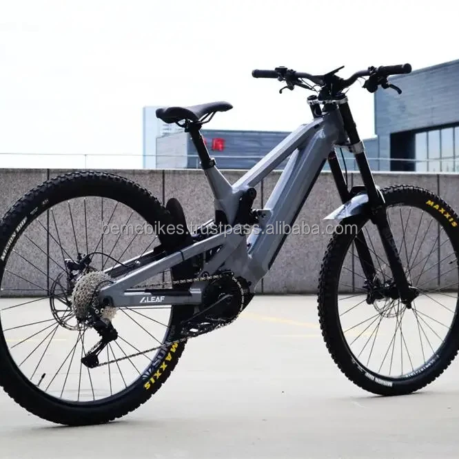 48V15A downhill super mountain ebike very cheap price 750W mid drive motor hunting and dirt electric bike full suspension