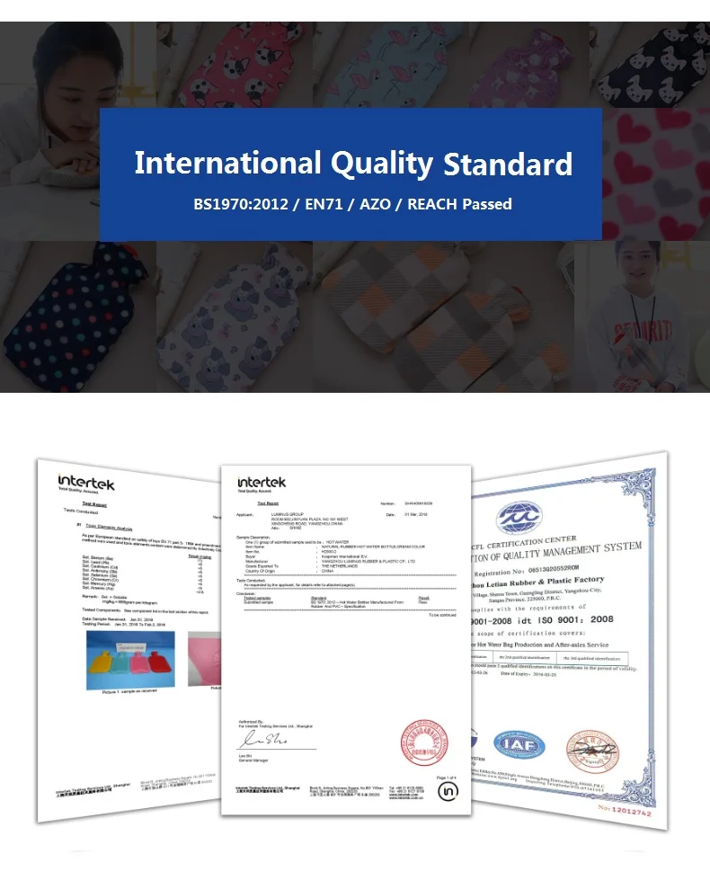 bs hot water bag animal cover hot water bottle water bag