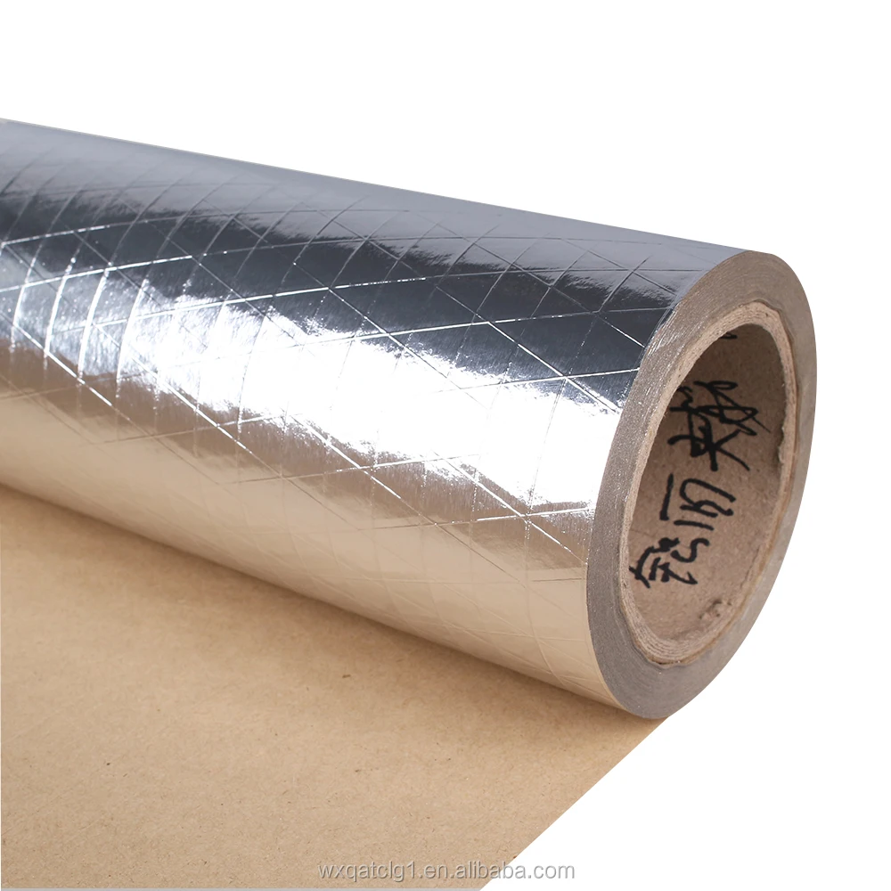 factory supplied Aluminum foil backed paper with scrim insulation facings FSKV or FKSV for glasswool and