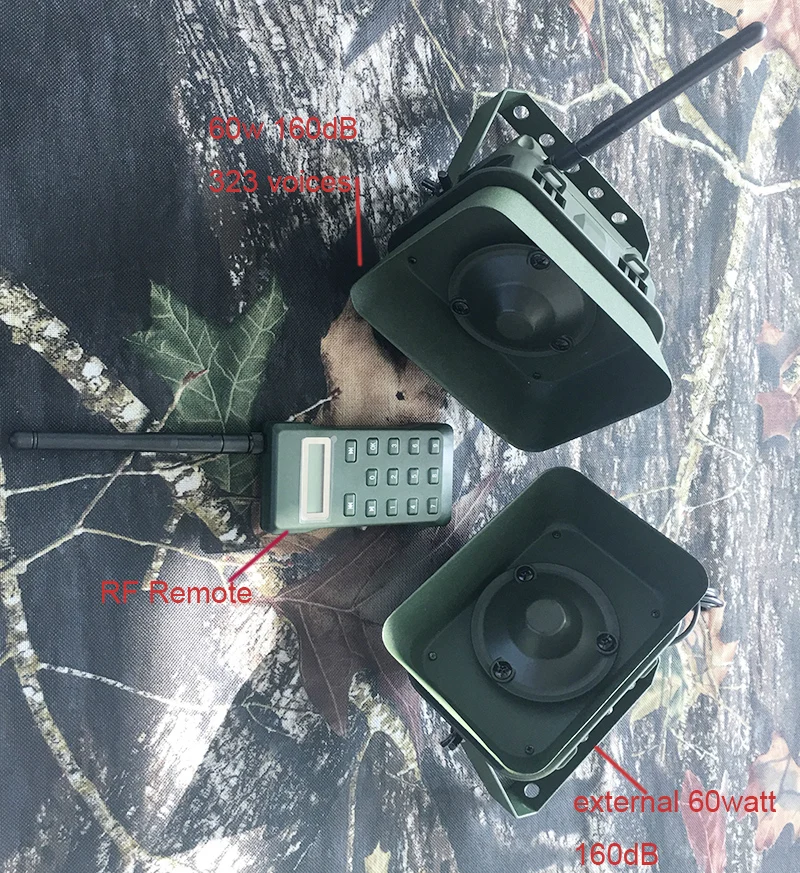 Saudi Desert waterproof device machine 60W speaker with timer ON/OFF electronic hunting MP3 bird caller
