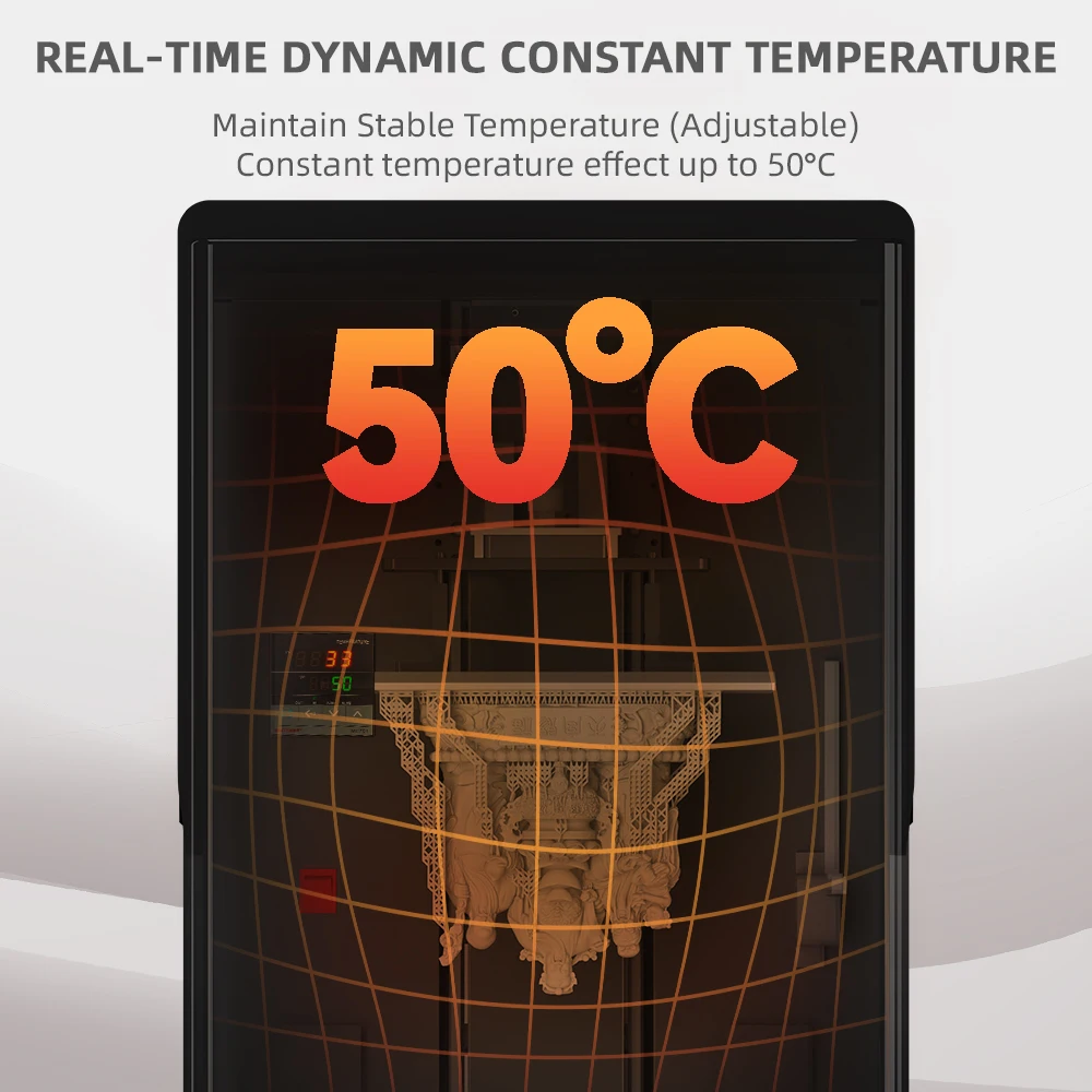 OYOWOOA K1 Large Core-XY Fast Speed Print AI Camera Auto Leveling Industrial Grade LCD 3D Printer