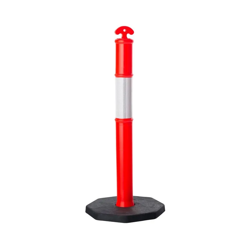 Height 1130mm road safety crowd control bollard traffic highway rubber lane divider