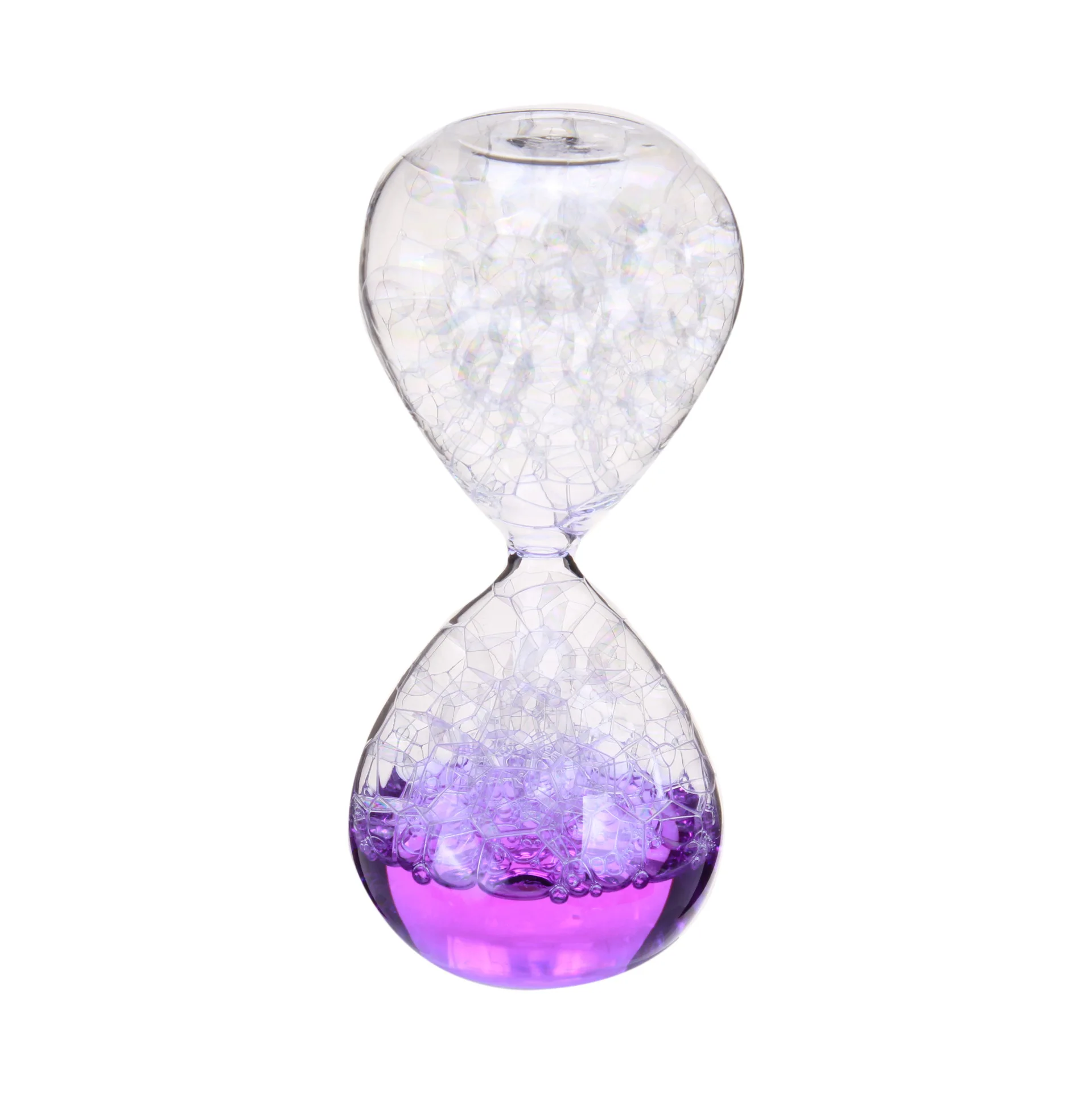 House Decoration Color Liquid Bubble Puff Hourglass Timer