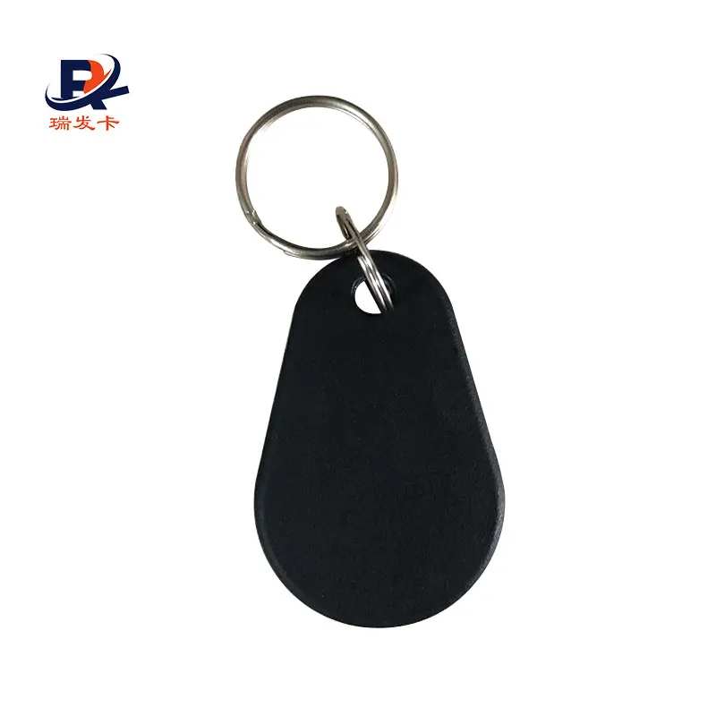 High security EV1 2K/4K/8K abs RFID Overmolded Key Fob with laser