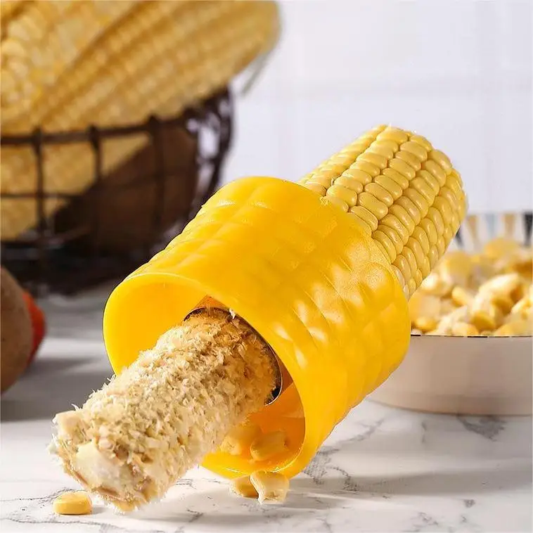 Stainless steel corn peeler household corn thresher round manual corn thresher