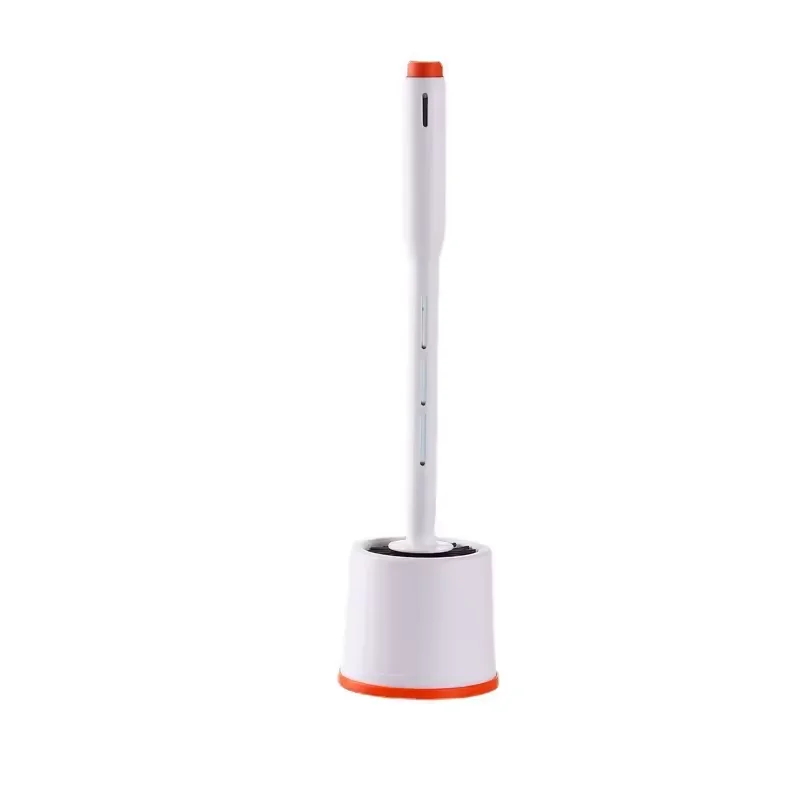 Silicone Toilet Brush With Soap Dispenser Liquid