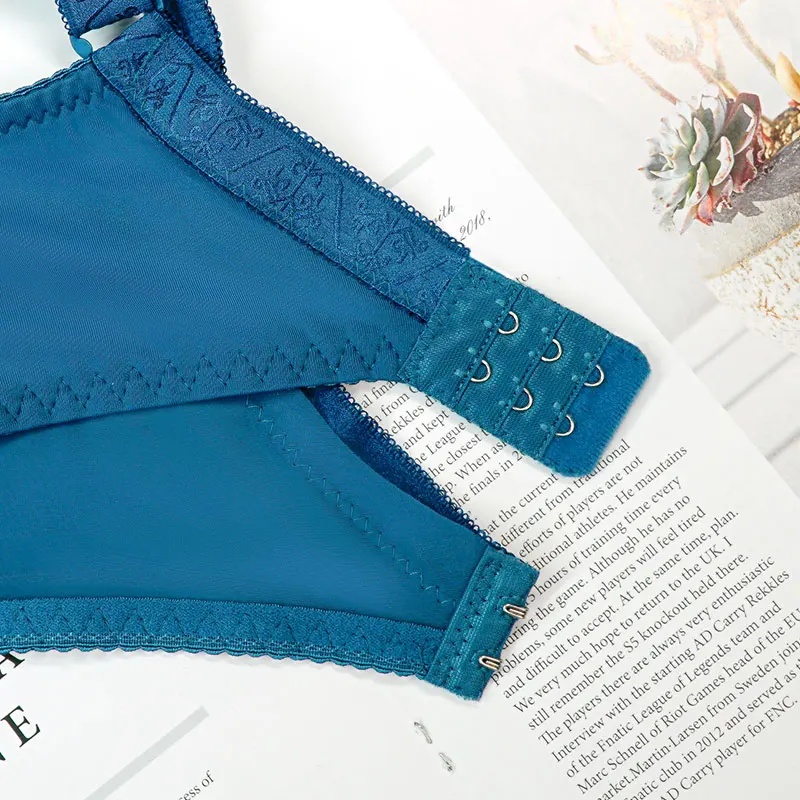 Women Push Up Lace Bra Ultra-Thin Ladies Sexy Lingerie Underwire Brassiere Large Underwear E F Cup Plus Size Bras