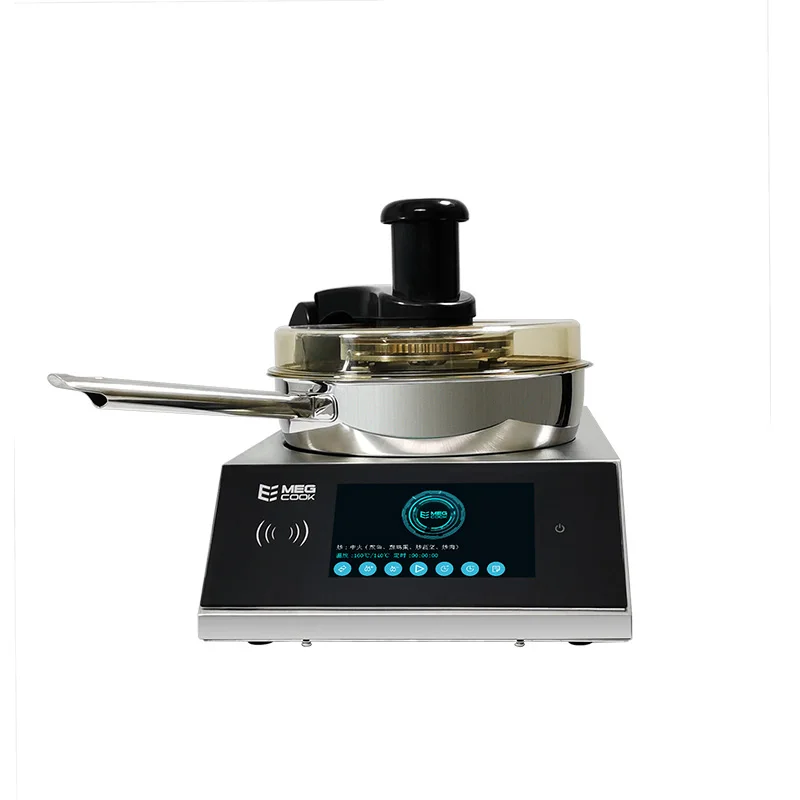 Megcook 4400W industrial cooking pot fried rice machine self stirring wok other hotel & restaurant supplies