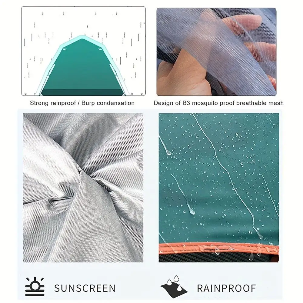 China Factory Supply Tent Camping Tent Fibreglass Rod Outdoor Luxury Tents Glamping