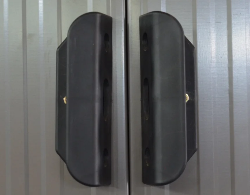 4x6ft mail package pointed roof metal shed