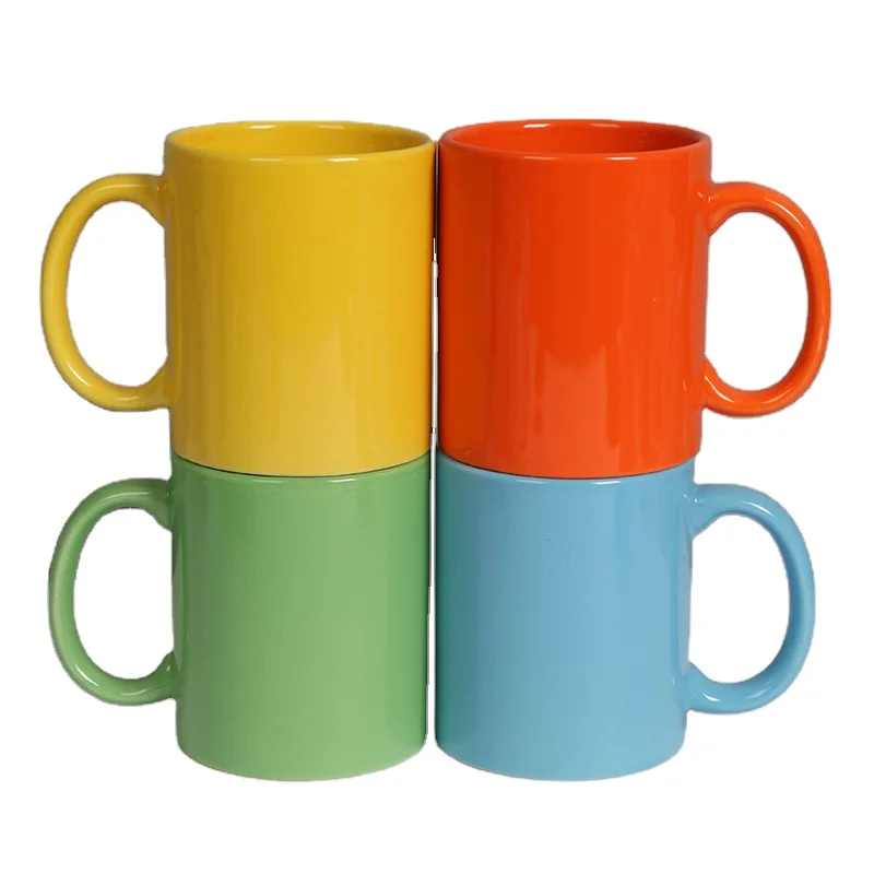 Wholesale top quality 11oz multiple color classic design custom coffee travel ceramic mug