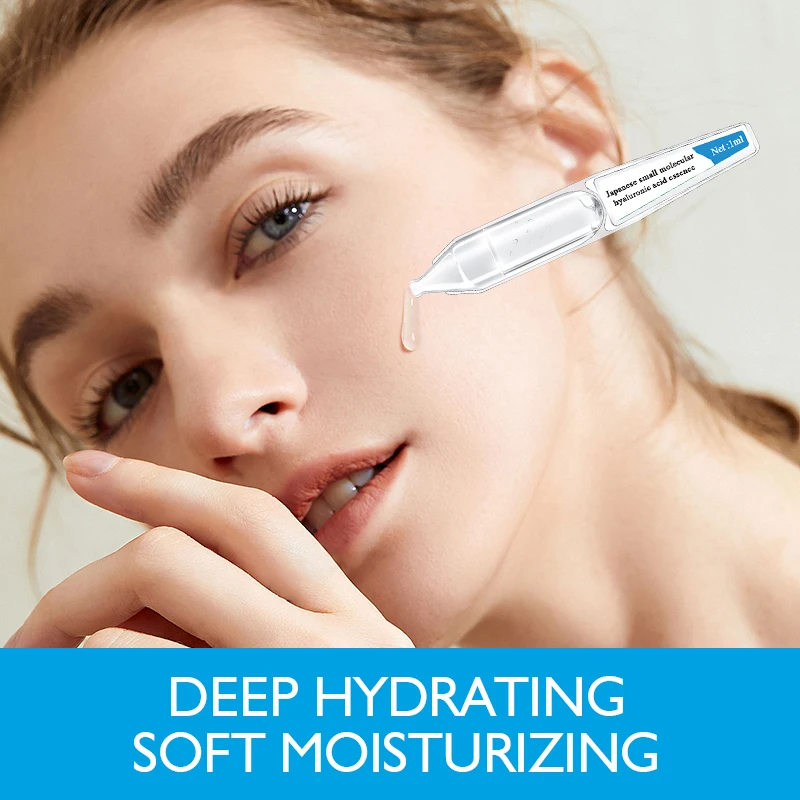 Kangrong private label skin care moisturizing hydrating erythritol Japanese small molecule hyaluronic acid ampoule face serum