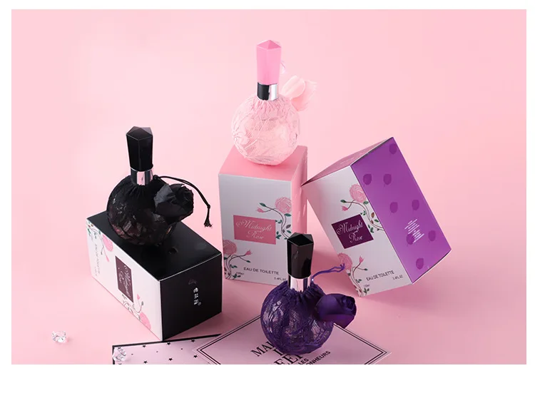 Romantic Midnight Rose Lace Lasting Perfume, Charm Flower and Fruit Flavour 100ml