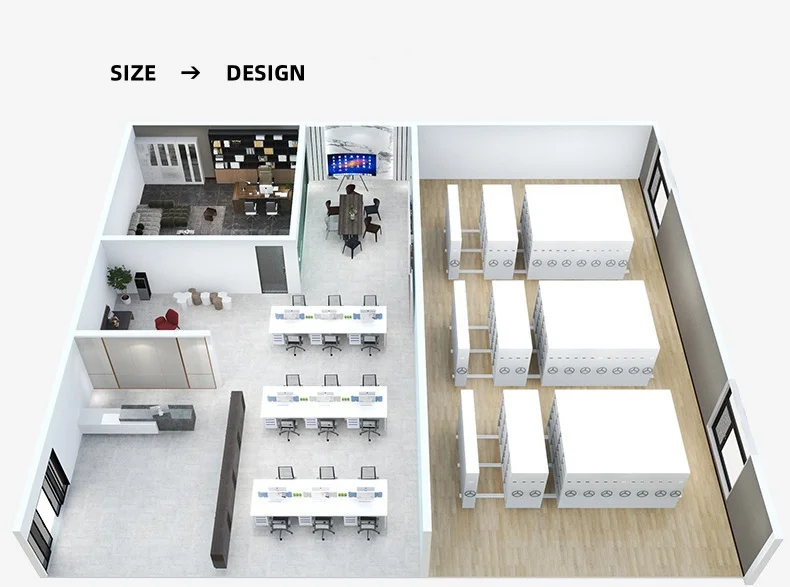 Modern Compact Metal Mobile File Rack Adjustable Movable Shelving Office Library Book Storage Stylish Steel Furniture School Use