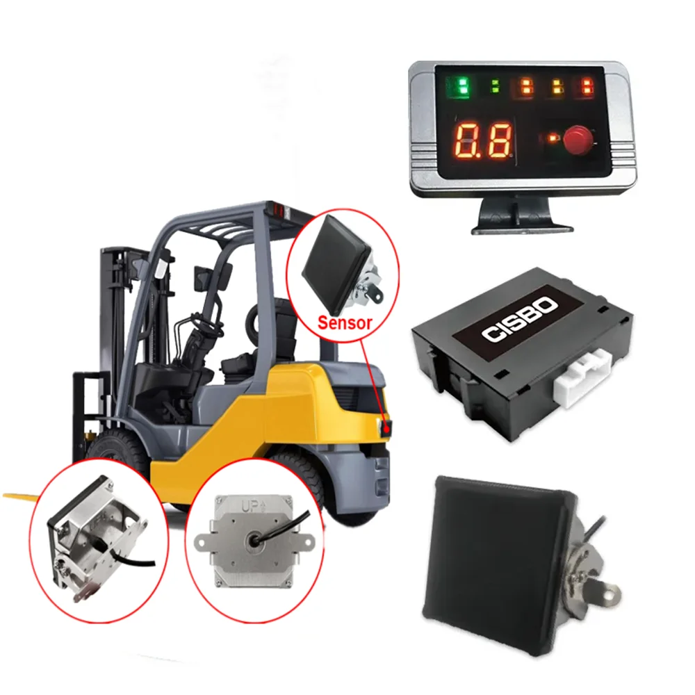 CISBO Forklift Radar Device For Vehicles Whole Body Rear View Reversing Aid for Forklift Pedestrian & Car Detection
