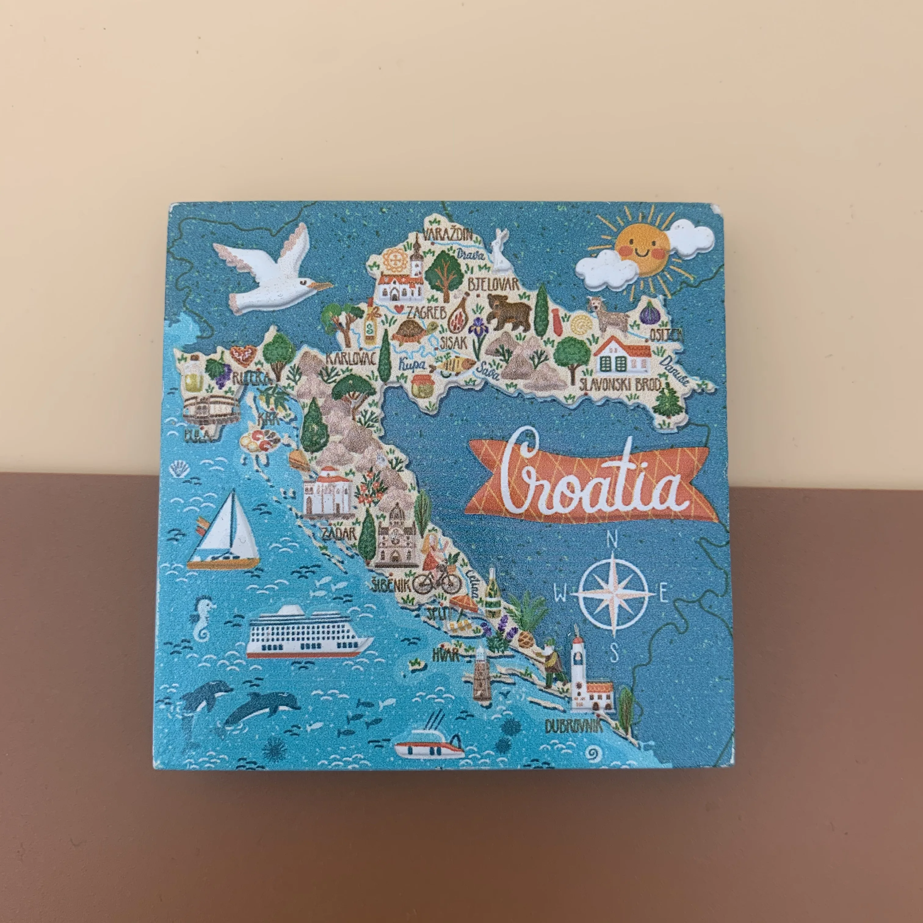 cheap resin printing magnet for souvenir city