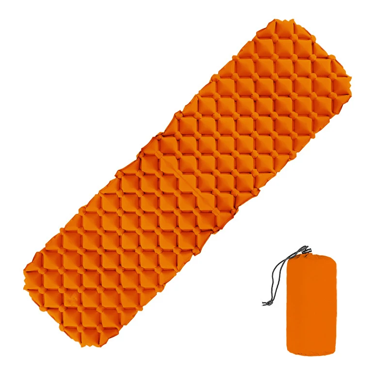 
Outdoor Folding Ultralight TPU Air Backpacking Camping Mattress Inflatable Sleeping Mat Pad With Pillow 