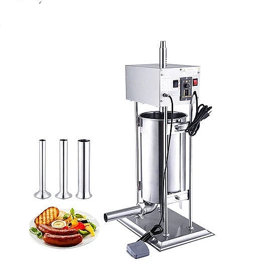 EVS-15L 15L Вертикальная электрическая машина для наполнения колбасок из нержавеющей стали, коммерческий наполнитель колбасы