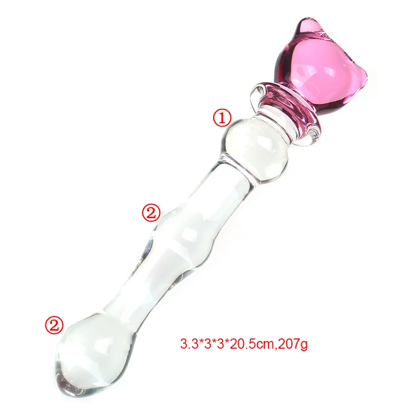 Glass Dildos Wand Crystal Sex Toys Anal Plugs Vagina Stimulator Erotic Glass Sex Toys for Women