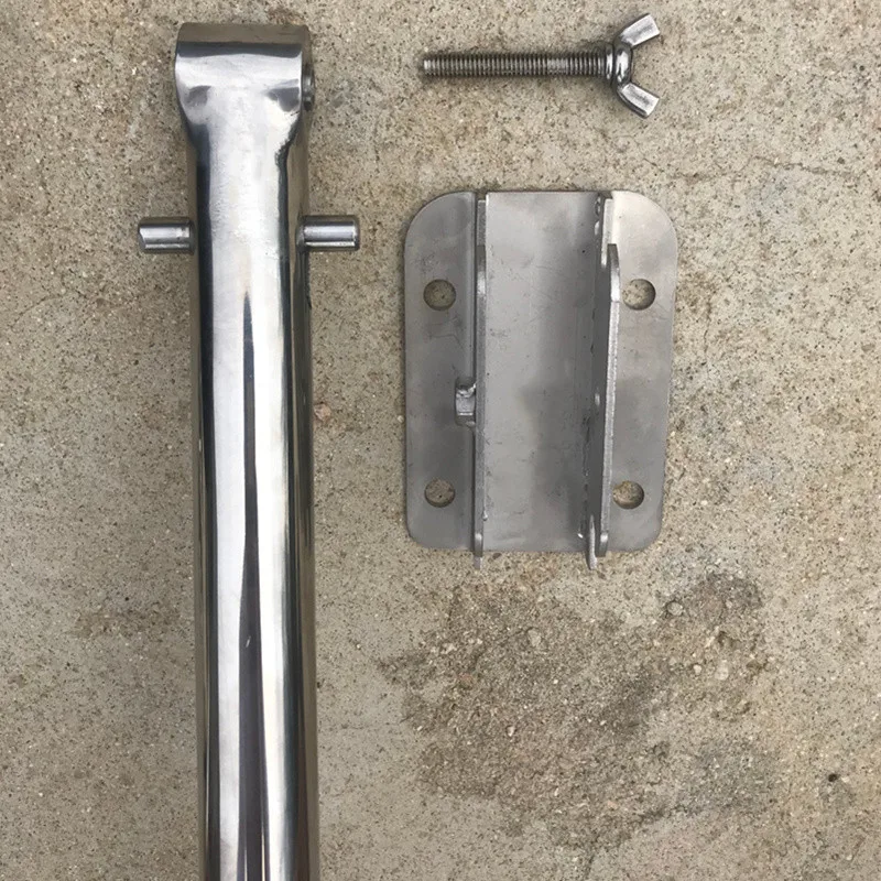 Stainless Steel Boat Transom Launching Wheel Dolly For Inflatable Boat Kayaking Canoeing Dinghy foldable Transom Wheels