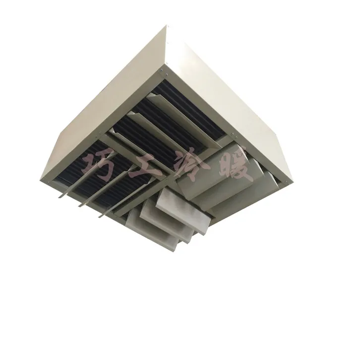 4 directions air supply ceiling-suspended unit heater warm air blower for production workshop warehouse shopping mall station