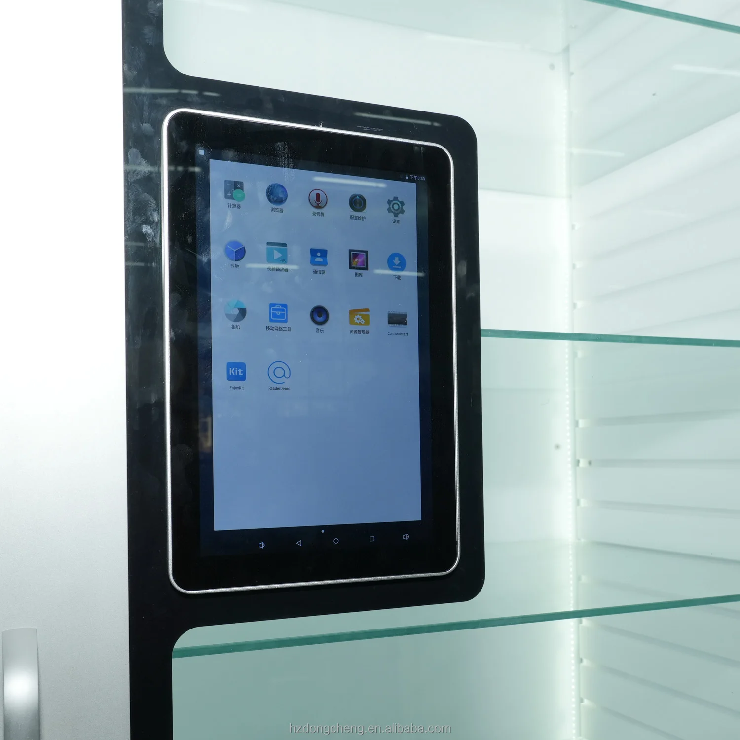 Automated book vending renting machine for airport subway station library