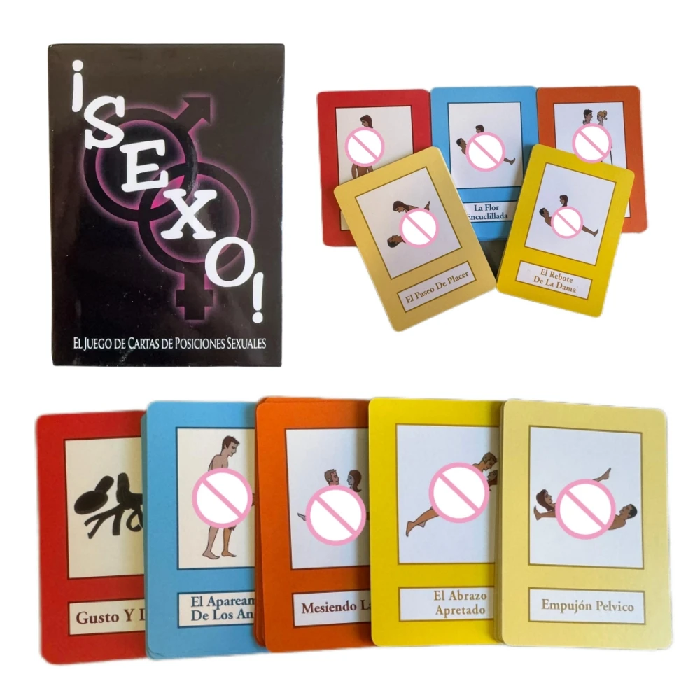 Tarjetas Posiciones Sexuales Spanish Juegos Entretenimiento Bar Fiesta Tarjetas Funny Game couple Adult Toys Erotic Spanish card