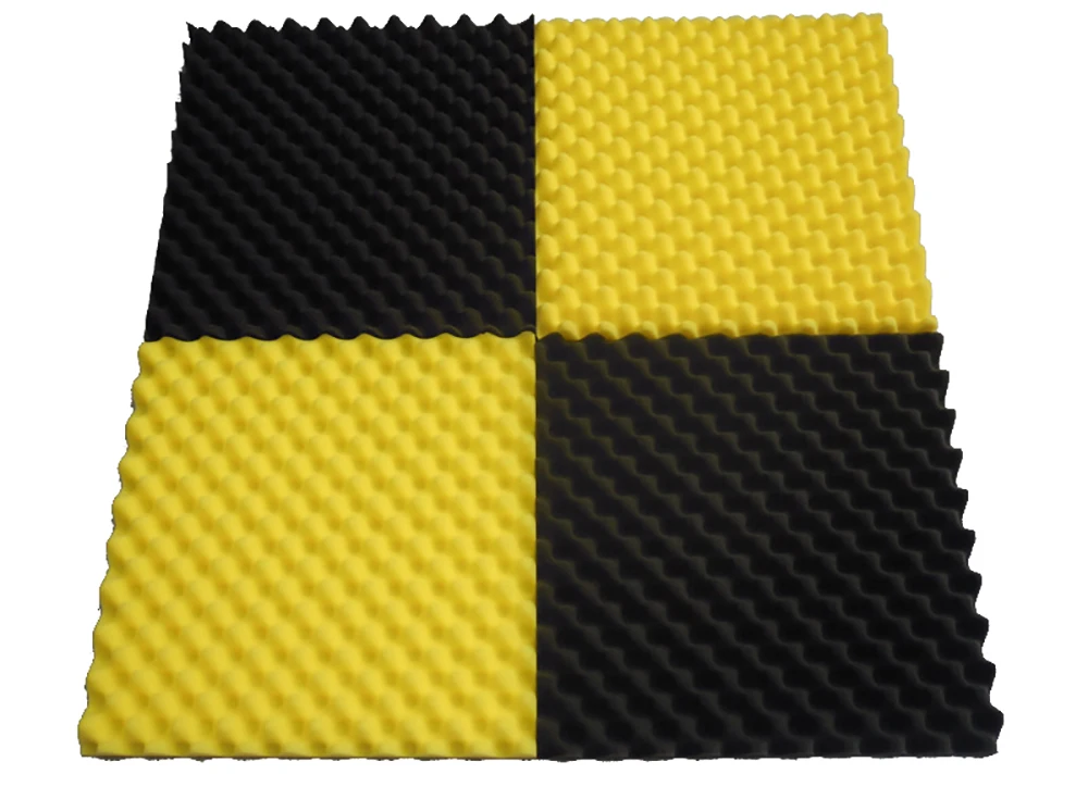 Высококачественные огнестойкие акустические панели из пенопласта 1x12x12 дюймов пенопласт для яиц звукостойкие настенные акустическая