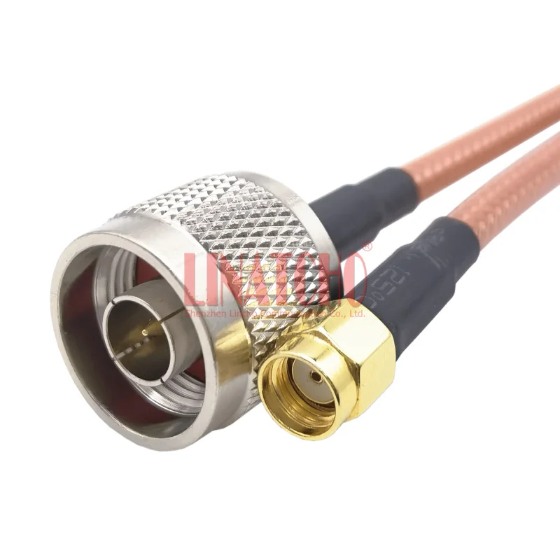 50cm RG142 Double Shield RP SMA Male to N Male WIFI Antenna Pigital Cable