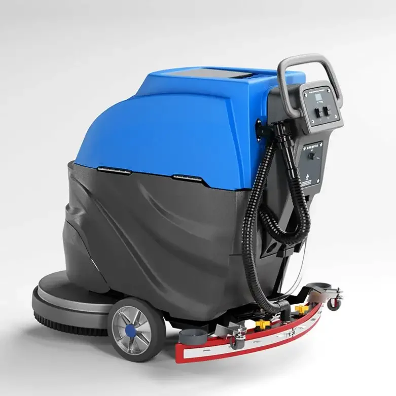 CleanHorse G1 battery powered plastic wheelie commercial floor scrubber cleaning machine