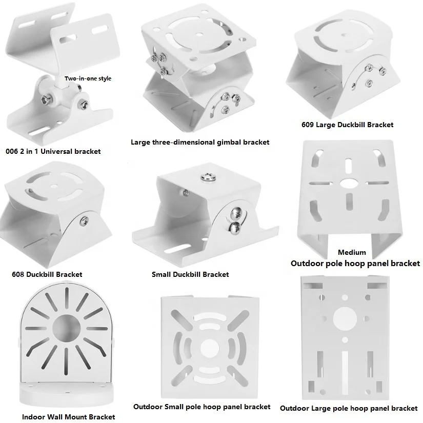 Manufacturers Stainless Steel cctv bracket for waterproof box cctv fixed bracket for pole mounted and pole mounting bracket