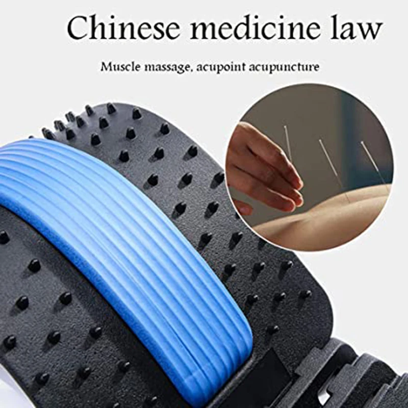 Wholesale All New Material PP+NBR Manual Lumbar Traction Physiotherapy Support Back Muscle Stretcher Device Back Massager