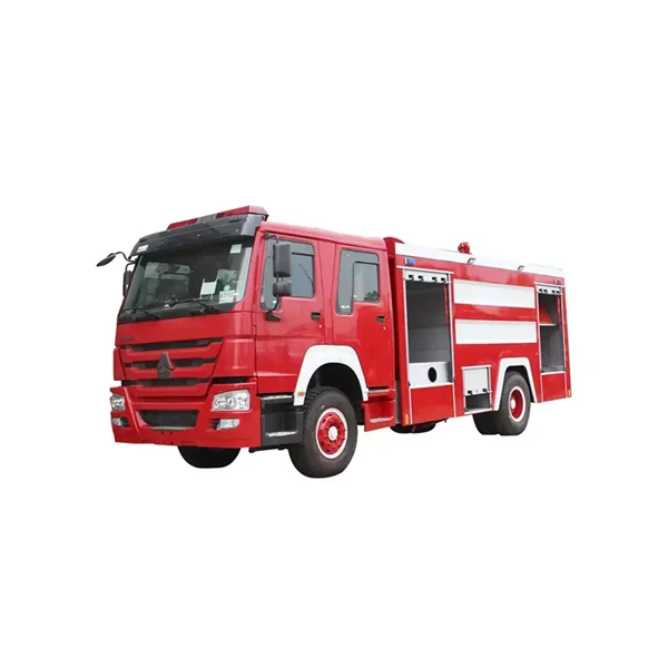 Hydraulic Ladder Lighting Rescue Spray Body Water Mist 6*4 Fire Fighting Truck