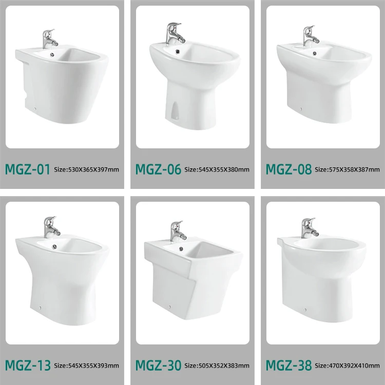 OEM/ODM Vitreous China Floor Standing Bidets Bathroom Toilet Accessories Private Washing Bidet