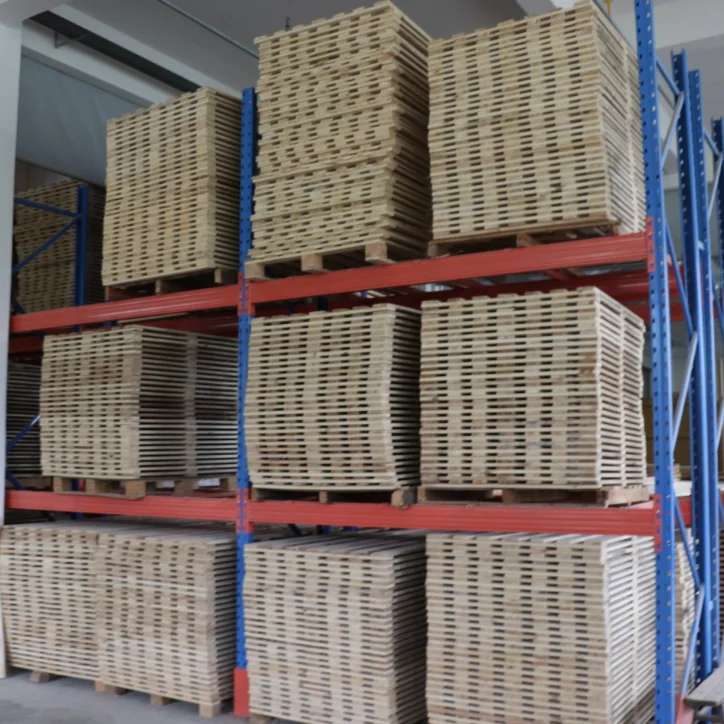 Euro pallet stacker machine