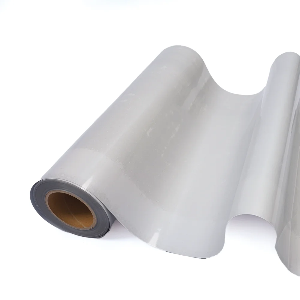 Custom transparent textile reflective material heat transfer film vinyl rolls for textile