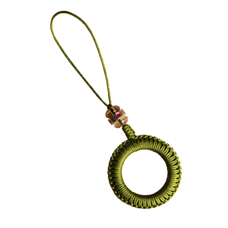 100 шт./лот антикварные ремешки для мобильных телефонов цепочка шнурок короткий u-диск Подвеска для женщин и мужчин кольцо с пряжкой ручной работы ключ с защитой от потери