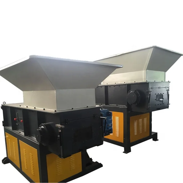 Hard plastic shredder/Heavy-duty Plastic Shredding crushing Machine/ single shaft Shredder Crusher System