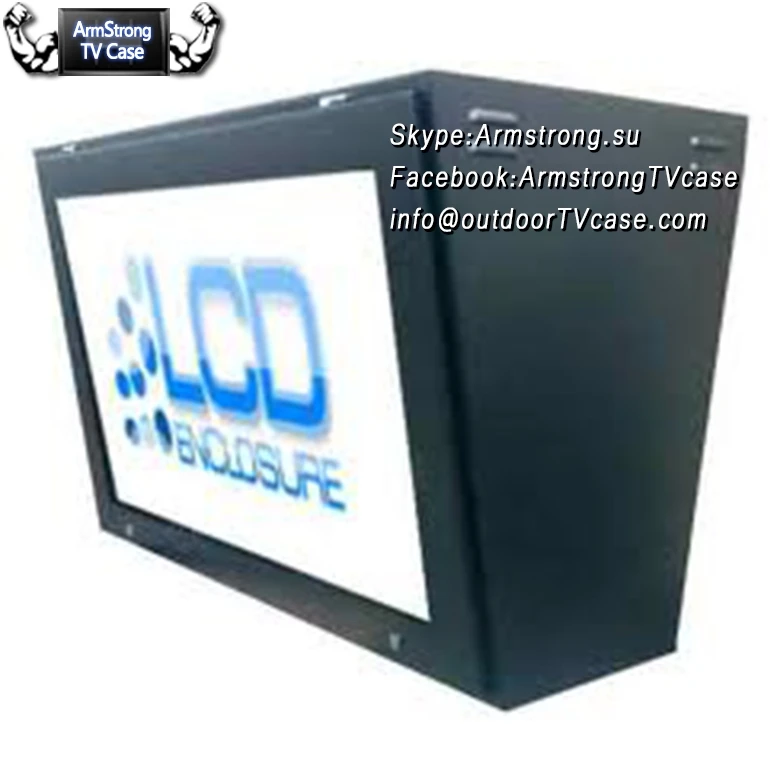 
ARMS1041OTE wholesale secure TV enclosure Outdoor Waterproof weatherproof advertising tv enclosure 