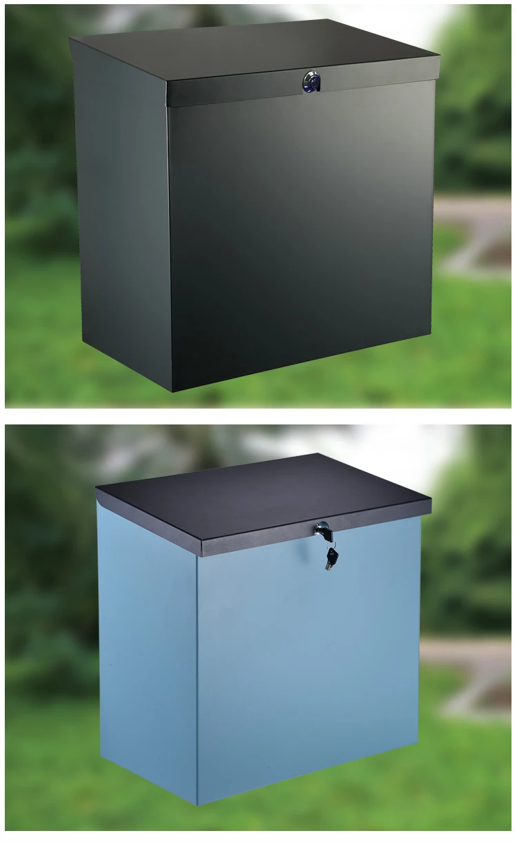 Outdoor Waterproof  big size metal Parcel box galvanized steel parcel box