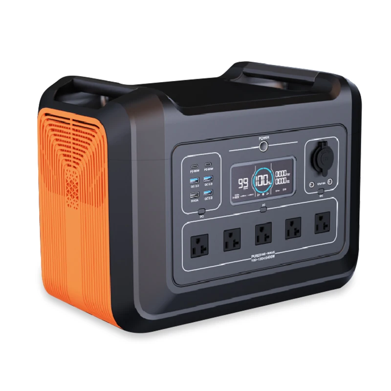 No gasoline No noise Campers RVs LiFePO4 lithium generator Portable 2400W Solar Generator