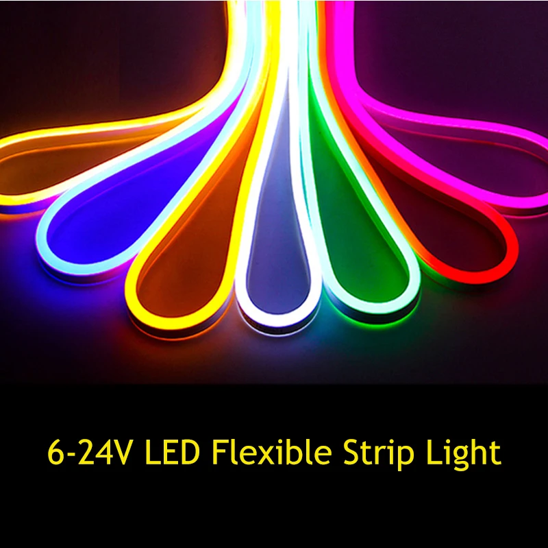 Neon Light With 5V 12V 24V Outdoor Special Silicone Flexible Soft Light Led Flexible Neon Lights